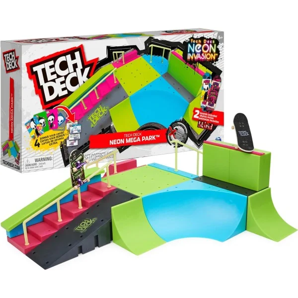 Tech Deck X-Connect Neon Mega Ramp Park - 6063752-T